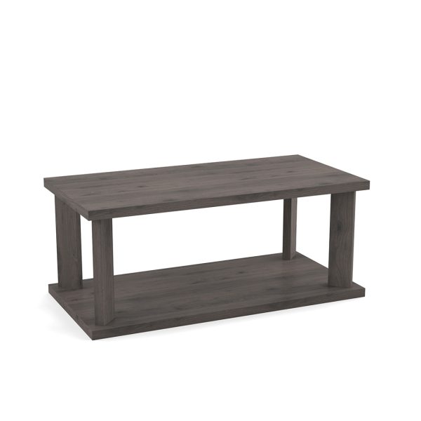 Cardinal rectangle coffee table with grey laminate
