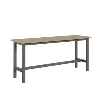 Ostro commercial community table with metal legs