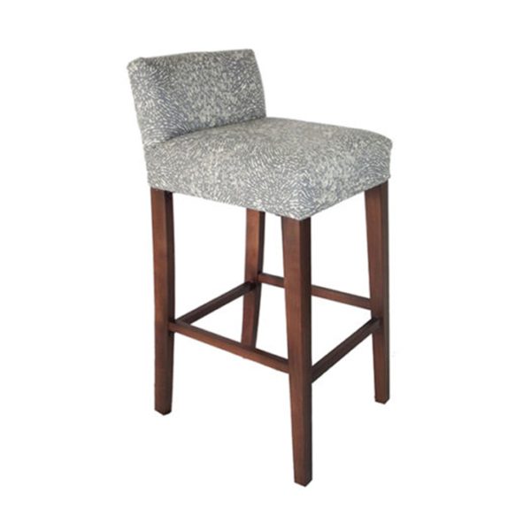 Fort Collins commercial Barstool with wood legs