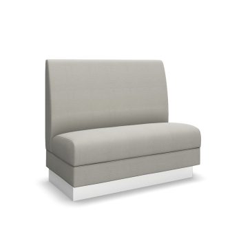 Boardwalk commercial booth with toekick