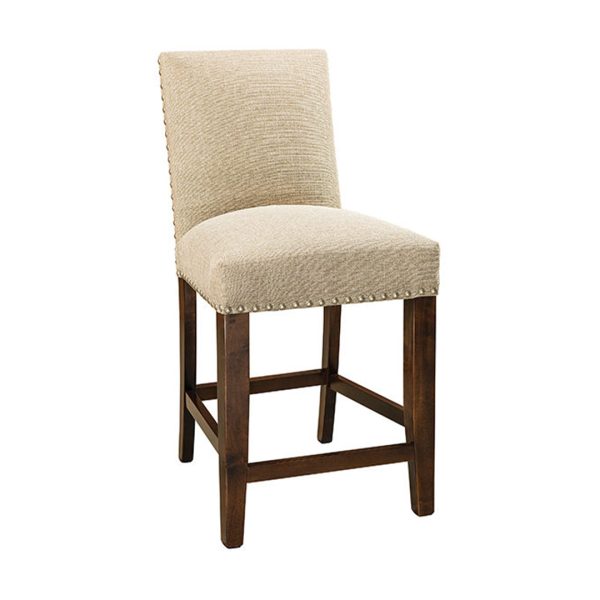 Daley commercial Barstool with wood legs
