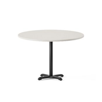 round laminate table with
