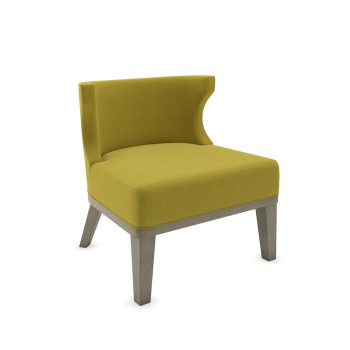 commercial brookville lounge chair with wood legs