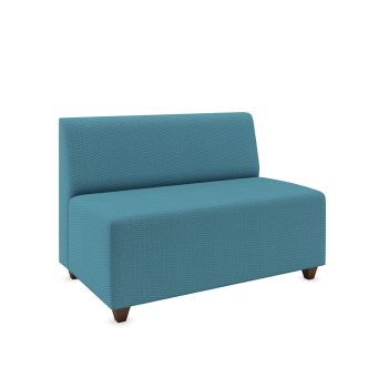 Skagway commercial booth with wood legs