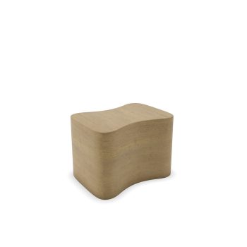 curvy light laminate Link Up Side Table