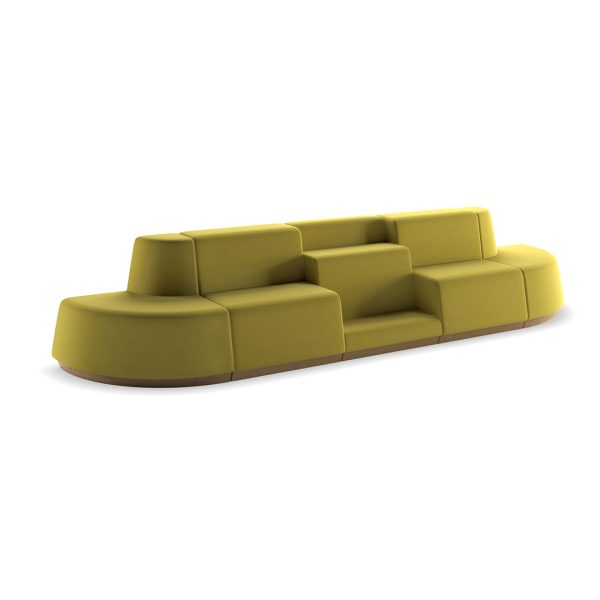 Arena commercial tiered modular seating arrangement