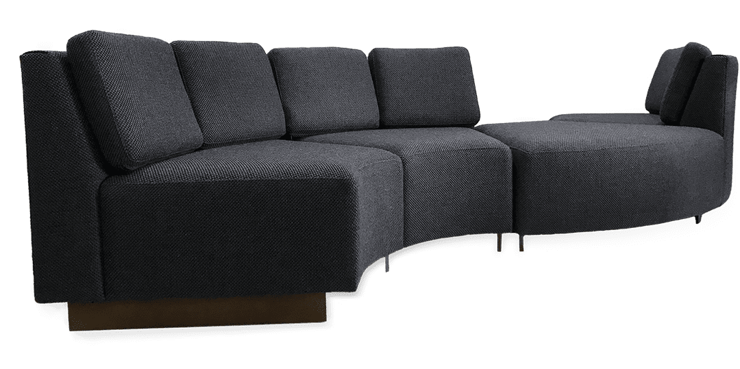 s curve sectional sofa