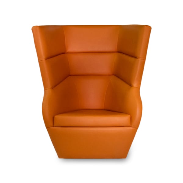 futuristic orange chair venue industries
