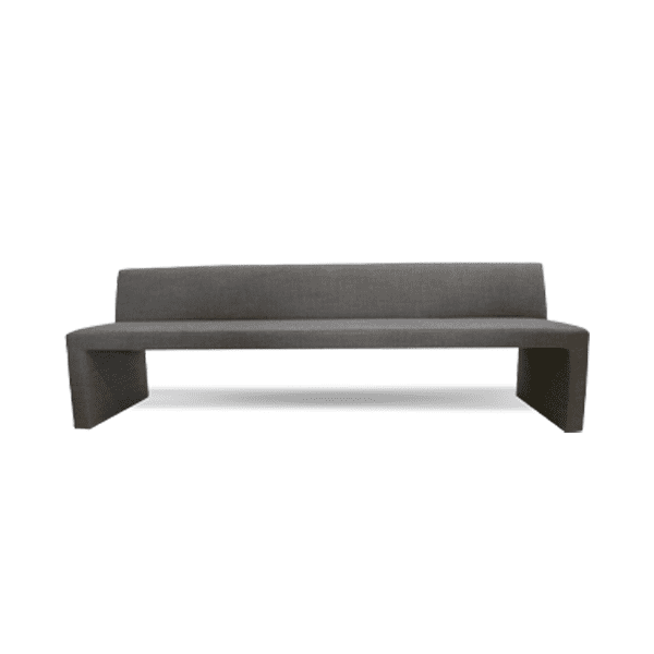 long banquette or bench for commercial use
