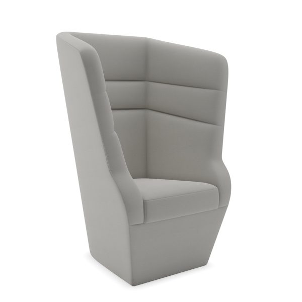 Cape Canaveral futuristic commercial lounge chair with swivel base