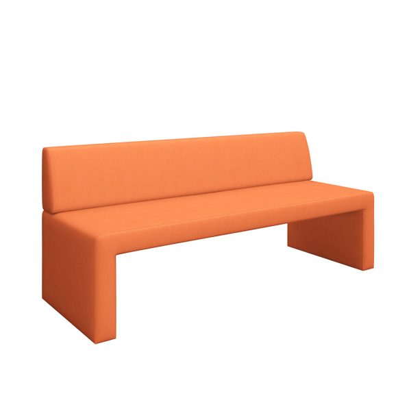 Milford banquette upholstered legs