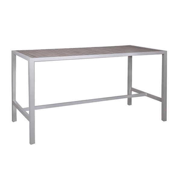 outdoor bar height dining table