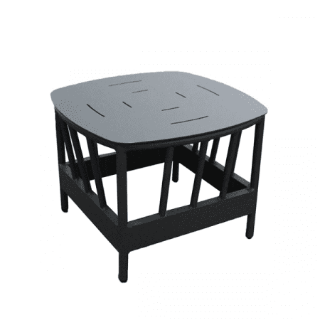 outdoor aluminum side table