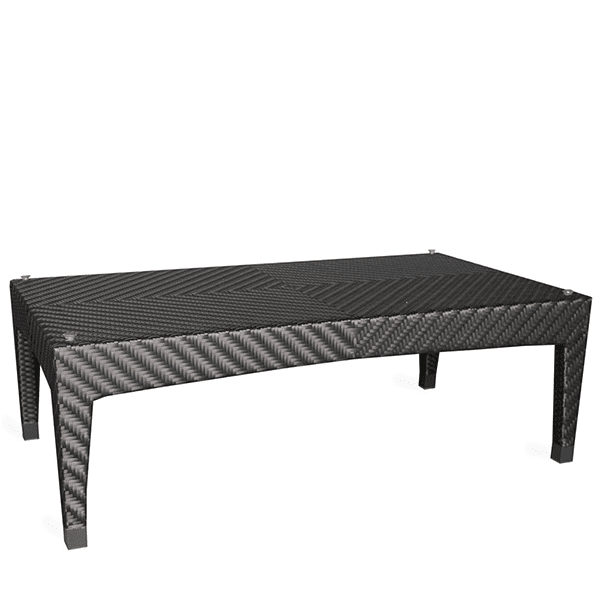 outdoor wicker table with glass top