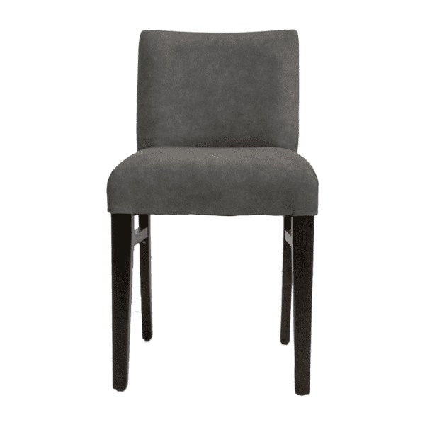 gray upholstered dining chair