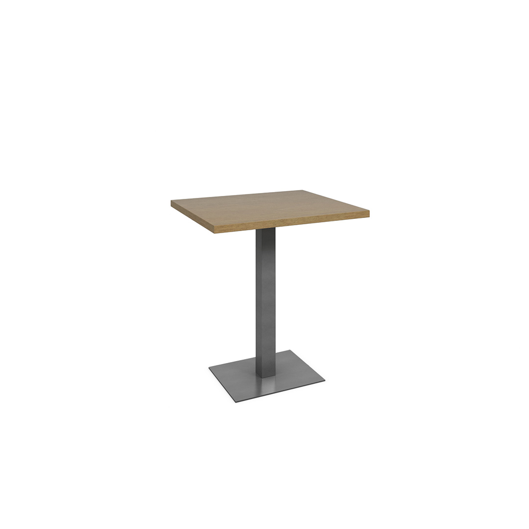 laminate table metal rectangle base