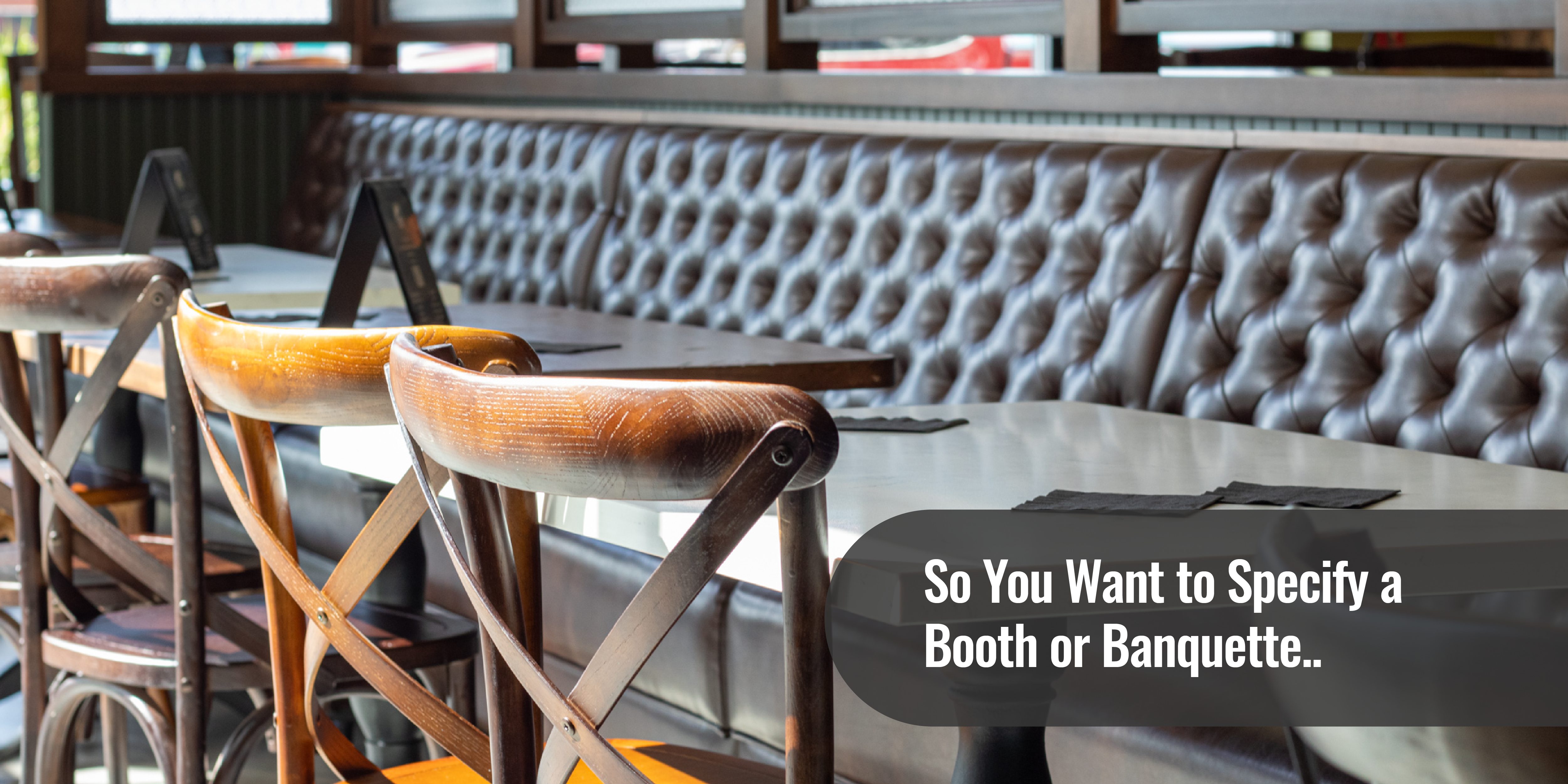 why are restaurant booths the best seating option?