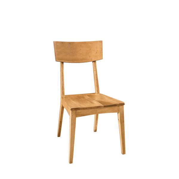 Asheville commercial wood dining chair