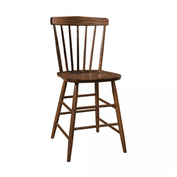 winchester wood bar stool with footrest