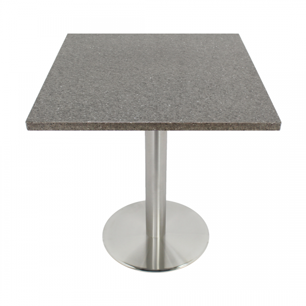 Storm gray marble table top for restaurants