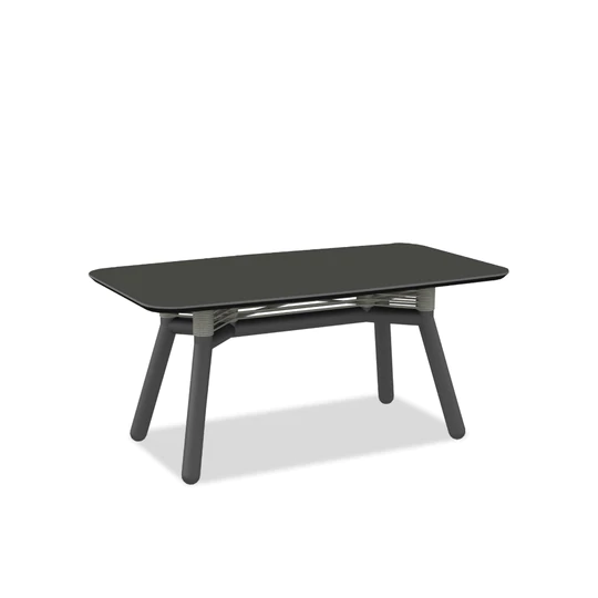 outdoor coffee table with aluminum base