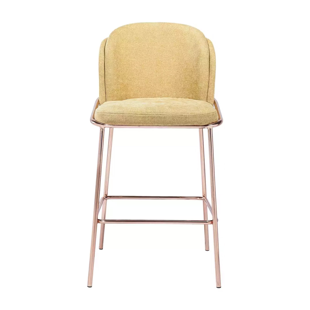 trendy commercial metal barstool with foot rail