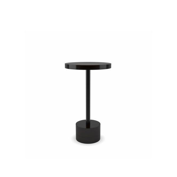 Gilbert commercial side table in black laminate