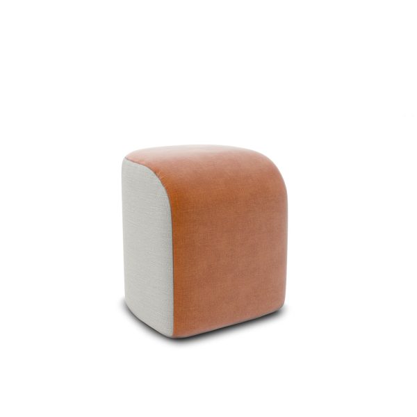 hudson ottoman two tone with waterfall front