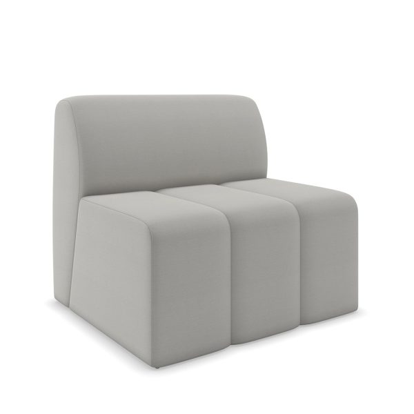 commercial modular sofa with vertical channels