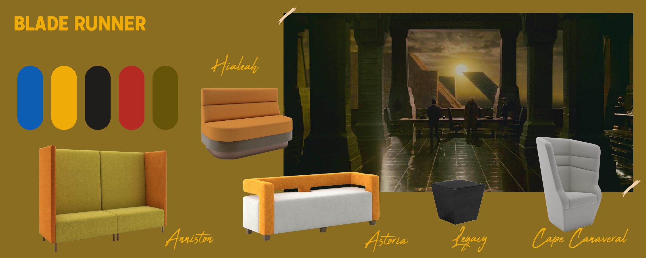 blade runner commercial interior design furniture styles
