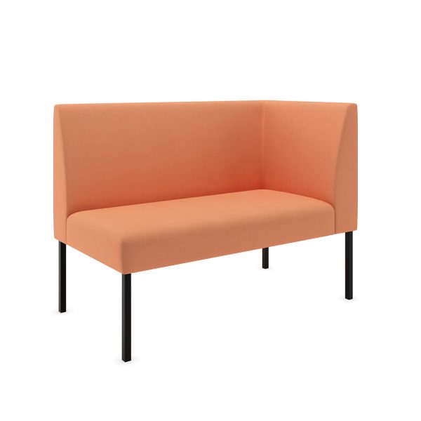 kade commercial modular soft seating with metal legs