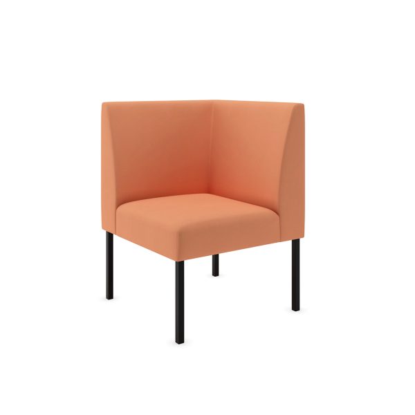 kade commercial modular soft seating with metal legs