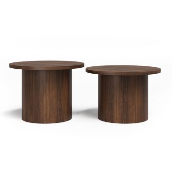 Venue industries Laminate Orbit Nesting Coffee Tables. Round Coffee Tables.