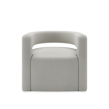 Astrid Barrel Lounge Chair with swivel base